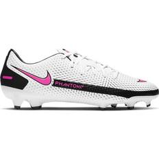 35 ½ - Multi Ground (MG) Football Shoes Nike Phantom GT Academy MG M - White/Black/Pink Blast