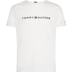 Tommy Hilfiger Knee Length Dresses Clothing Tommy Hilfiger Flag Logo Crew Neck T-shirt - Snow White