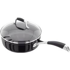 Aluminium Saute Pans Stellar 3000 with lid 28 cm