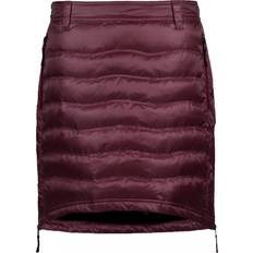 M - Women Thermal Skirts Skhoop Short Down Skirt - Ruby Red