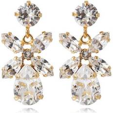 Caroline Svedbom Mini Dione Earrings - Gold/Crystal