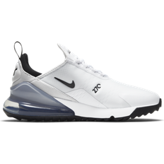 41 ½ - Women Golf Shoes Nike Air Max 270 G - White/Pure Platinum/Black