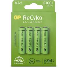 GP Batteries ReCyko Rechargeable AA 2100mAh 4-pack