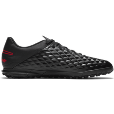 43 ½ - Turf (TF) Football Shoes Nike Tiempo Legend 8 Club TF - Black/Chile Red/Dark Smoke Grey