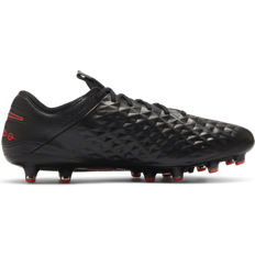 Nike 4.5 - Artificial Grass (AG) Football Shoes Nike Tiempo Legend 8 Elite AG - Black/Chile Red/Dark Smoke Grey