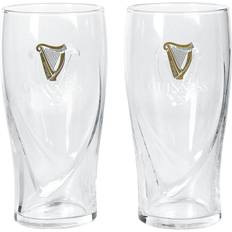 Guinness Logo Beer Glass 1.14cl 2pcs