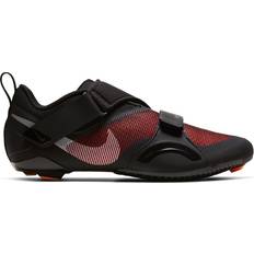 Nike 13.5 Cycling Shoes Nike SuperRep Cycle M - Black/Hyper Crimson/Metallic Silver