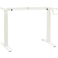 Black Table Legs vidaXL Desk Frame Hand Table Leg 113cm