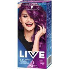 Hair Dyes & Colour Treatments Schwarzkopf Live Ultra Brights or Pastel Semi-Permanent Hair Dye #94 Purple 80ml