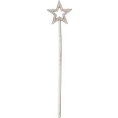 Smiffys Princess Star Wand Silver