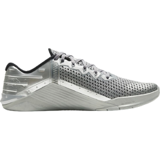 Nike Silver - Women Gym & Training Shoes Nike Metcon 6 Premium - Metallic Silver/Metallic Silver/Black/Metallic Silver