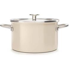 Stainless Steel Other Pots KitchenAid Steel Core Enamel with lid 6 L 24 cm