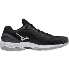 38 ⅓ - Unisex Handball Shoes Mizuno Wave Stealth V - Black/White/Ebony