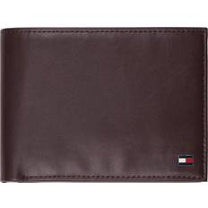 Tommy Hilfiger Eton Leather Credit Card & Coin-Pocket Wallet - Brown