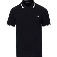 Fred Perry M T-shirts & Tank Tops Fred Perry Twin Tipped Polo Shirt - Navy/White