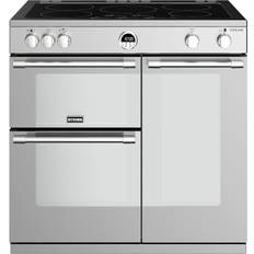 90cm - A Induction Cookers Stoves S900EI SS Stainless Steel, Black