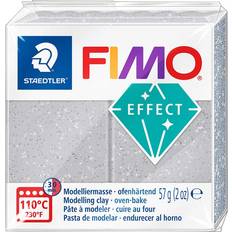 Silver Dough Clay Staedtler Fimo Effect Glitter Silver 57g