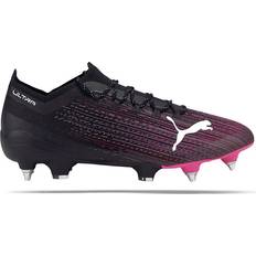 37 ½ - Soft Ground (SG) Football Shoes Puma Ultra 1.1 SG W - Puma Black/Luminous Pink