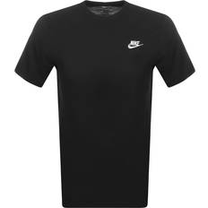 M T-shirts Nike Sportswear Club Men's T-shirt - Black/White