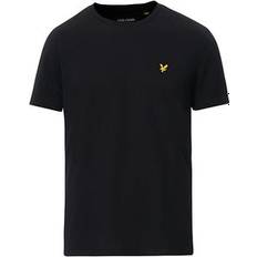 Lyle & Scott L - Men T-shirts Lyle & Scott Plain T-shirt - Jet Black