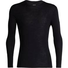 Icebreaker Merino 175 Everyday Long Sleeve Crewe Thermal Top Men - Black