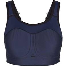 Purelime Sportswear Garment Clothing Purelime Compression Bra High Impact - Dress Blue