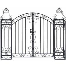 Iron Enclosures vidaXL Ornamental Garden Gate 122x100cm