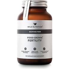 L-Arginine Vitamins & Minerals Wild Nutrition Bespoke Man Food-Grown Fertility 60 pcs