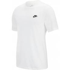 3XL T-shirts Nike Sportswear Club Men's T-shirt - White/Black