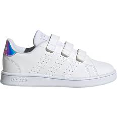 Adidas Kid's Advantage - Cloud White/Silver Metallic/Cloud White