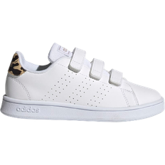 Adidas Kid's Advantage - Cloud White/Cloud White/Hazy Beige