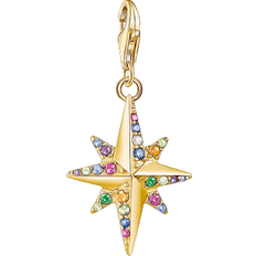 Thomas Sabo Star Charm Pendant - Gold/Multicolour