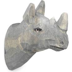 Ferm Living Hooks & Hangers Ferm Living Animal Hand Carved Hook Rhino