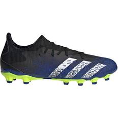 Adidas Artificial Grass (AG) - Textile Football Shoes adidas Predator Freak.3 Low Multi Ground - Core Black/Cloud White/Royal Blue