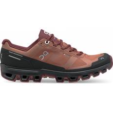 On Brown - Women Running Shoes On Cloudventure Waterproof W - Hazel/Mulberry