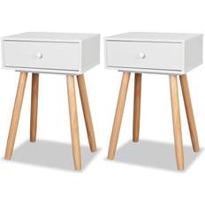 vidaXL 244741 2-pack Bedside Table 30x40cm