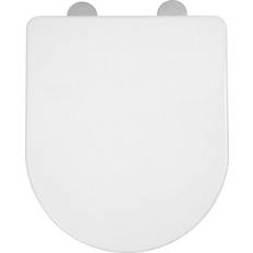 White Bathroom Accessories Croydex Toilet Seat Eyre Flexi-Fix