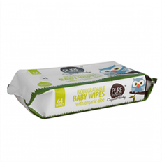 Best Cloth Diapers Pure Beginnings Baby Wipes with Organic Aloe 64-pack