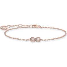 Thomas Sabo Infinity Bracelet - Rose Gold/White