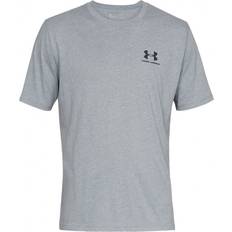 Loose T-shirts & Tank Tops Under Armour Men's Sportstyle Left Chest Short Sleeve Shirt - Steel Light Heather/Black