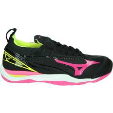 Black - Women Handball Shoes Mizuno Wave Mirage 2 W - Black/Pink