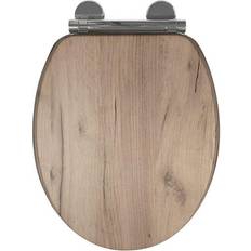 Wood Toilet Seats Croydex Corella Flexi-Fix (WL605231H)