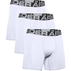 Under Armour Elastane/Lycra/Spandex Underwear Under Armour Charged Cotton 6" Boxerjock 3-pack - White