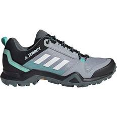 Silver - Women Hiking Shoes Adidas Terrex AX3 W - Halo Silver/Crystal White/Acid Mint