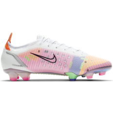 Nike Mercurial Vapor 14 Elite FG - White/Dark Raisin/Rage Green/Metallic Silver