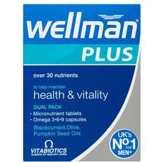 Magnesiums Fatty Acids Vitabiotics Wellman Plus Omega 3-6-9 56 pcs