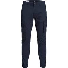 Jack & Jones Slim Trousers Jack & Jones Paul Flake AKM 542 Cargo Trousers - Blue/Navy Blazer