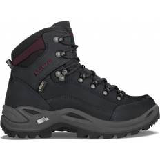 Lowa Women Hiking Shoes Lowa Renegade GTX Mid W - Black/Burgundy