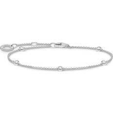 Thomas Sabo White Stones Bracelet - Silver/White