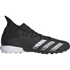 Adidas 4.5 - Artificial Grass (AG) Football Shoes adidas Predator Freak.3 Turf - Core Black/Cloud White/Core Black